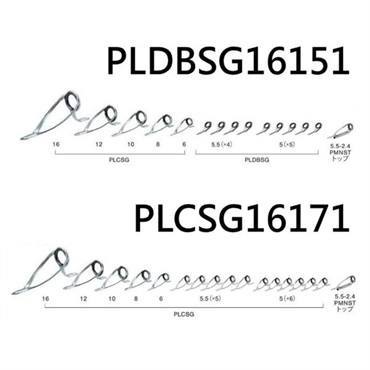 ステンレスSiC コマセ真鯛セット／PLCSG16171・PLDBSG16151